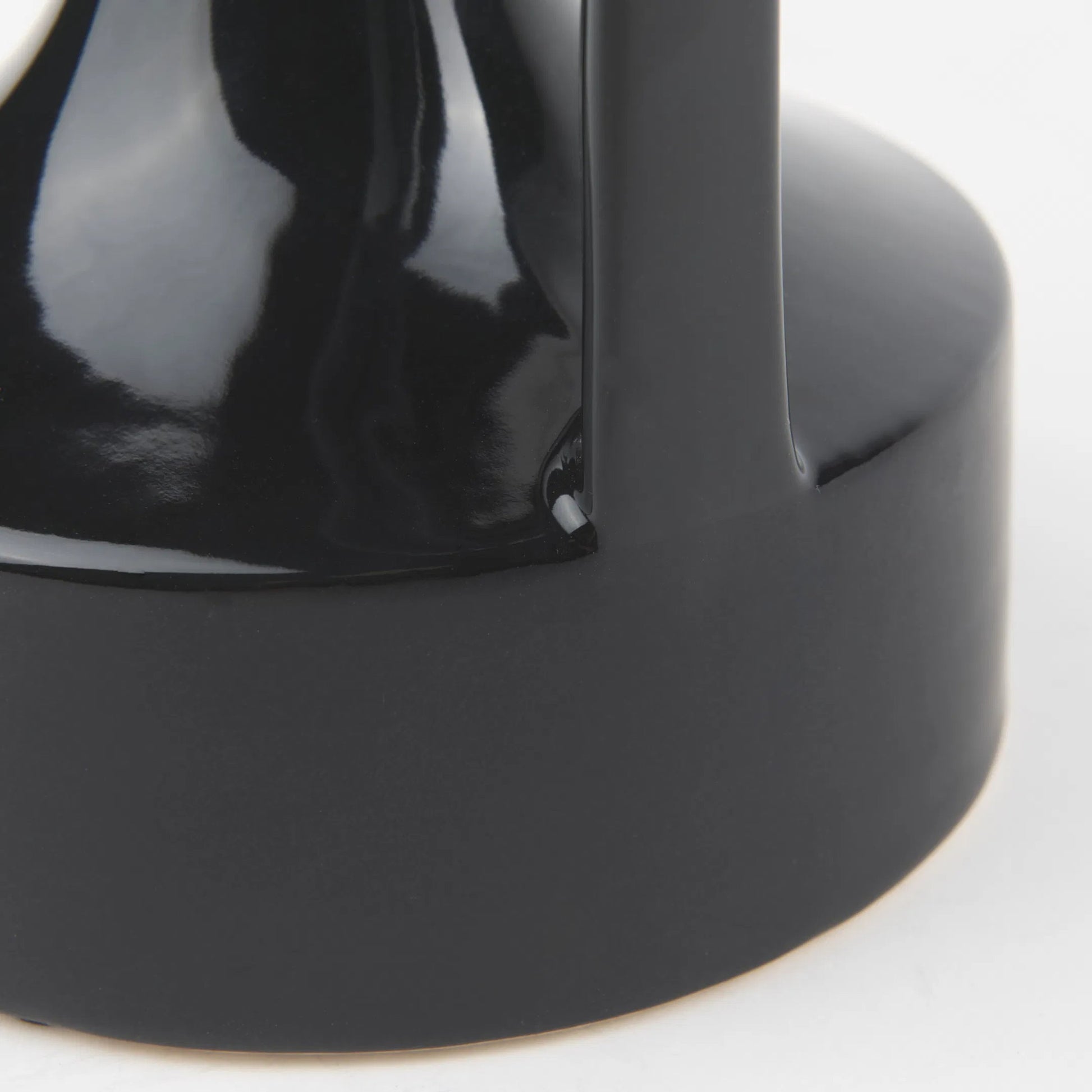 Burton Black Jug Vase by Mercana in black. Made from ceramic in a modern style.