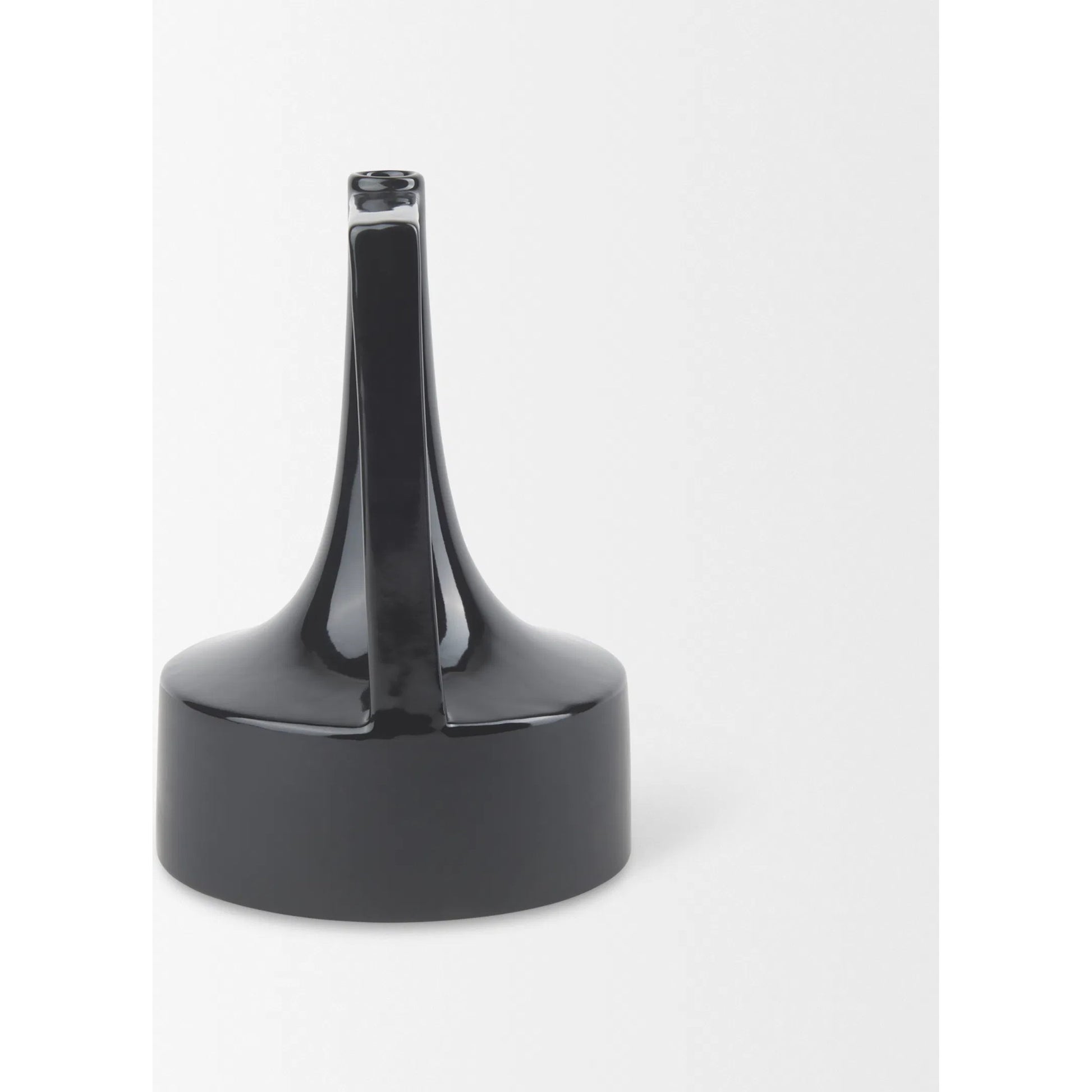 Burton Black Jug Vase by Mercana in black. Made from ceramic in a modern style.