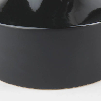 Burton Black Jug Vase by Mercana in black. Made from ceramic in a modern style.