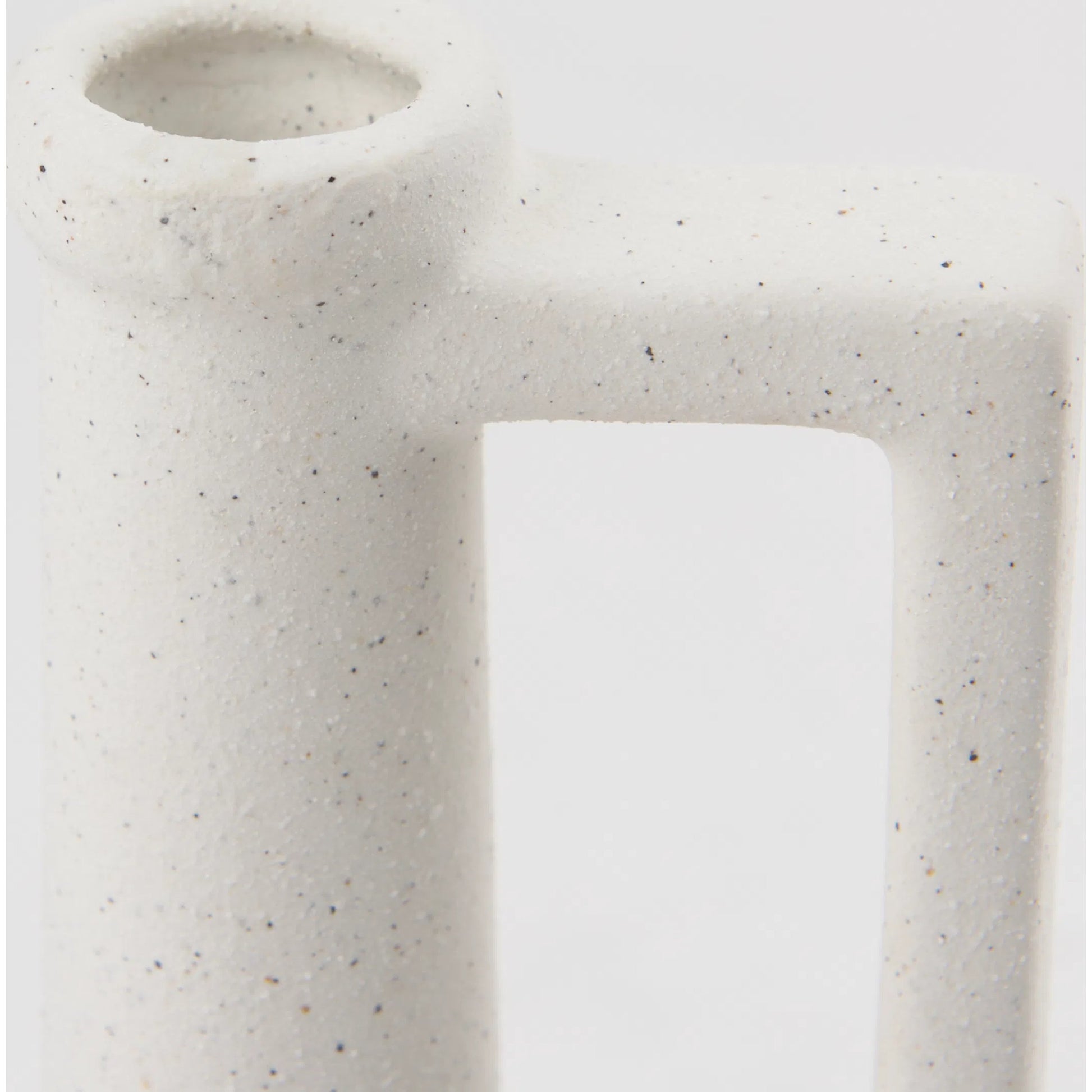 Burton White Jug Vase by Mercana in white. Made from ceramic in a modern style.