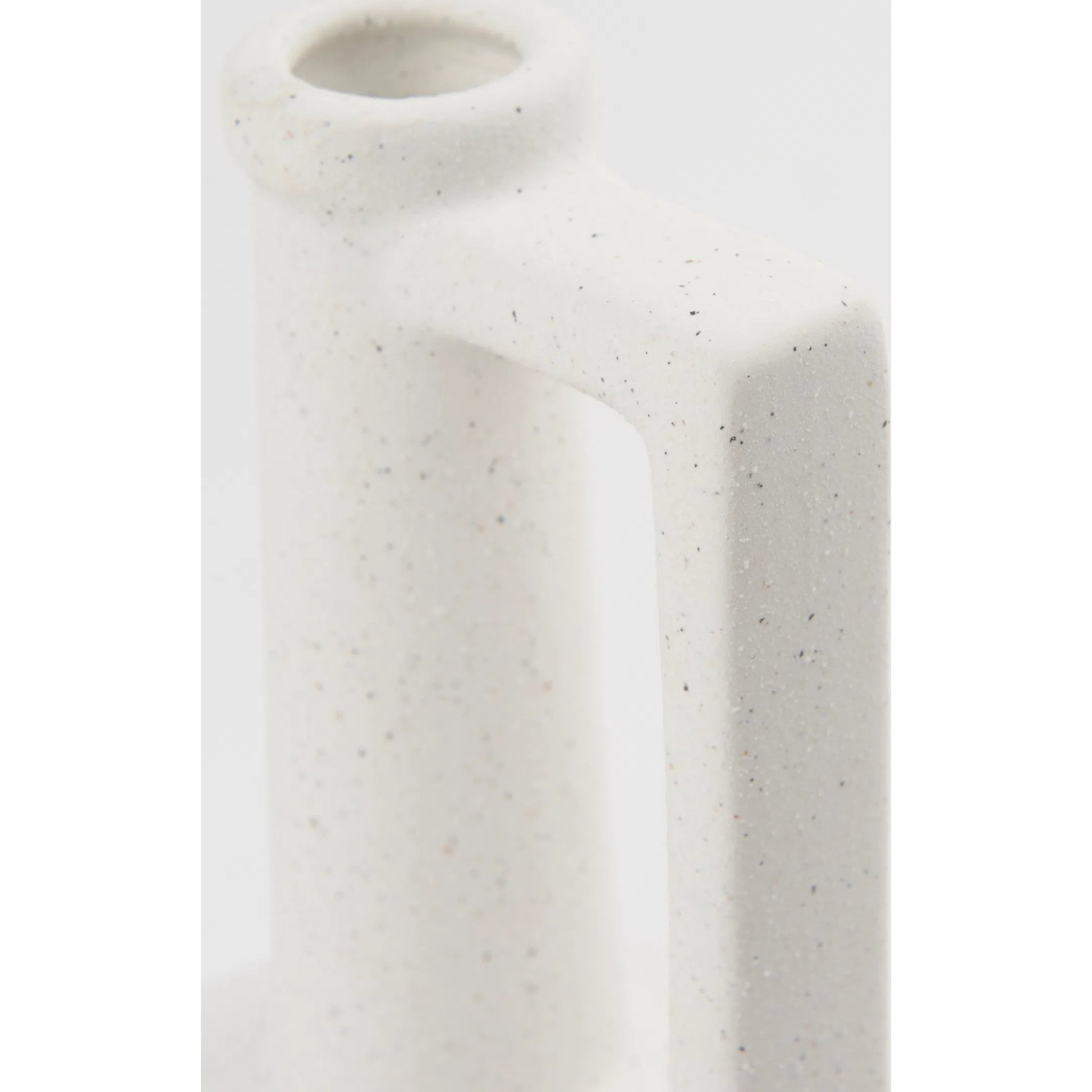 Burton White Jug Vase by Mercana in white. Made from ceramic in a modern style.