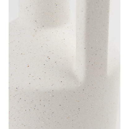 Burton White Jug Vase by Mercana in white. Made from ceramic in a modern style.