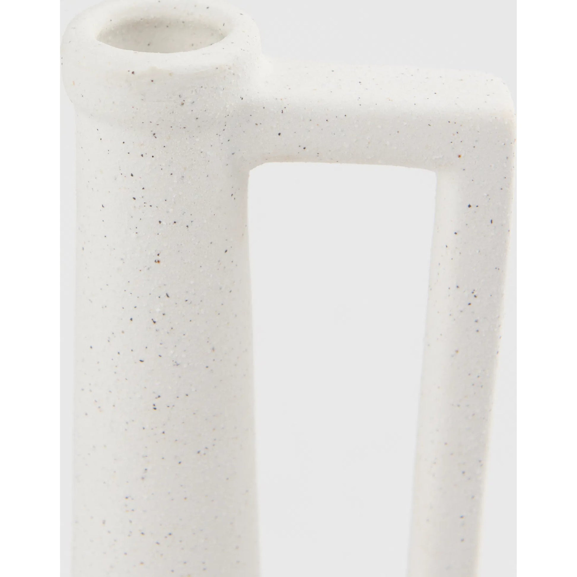 Burton White Jug Vase by Mercana in white. Made from ceramic in a modern style.