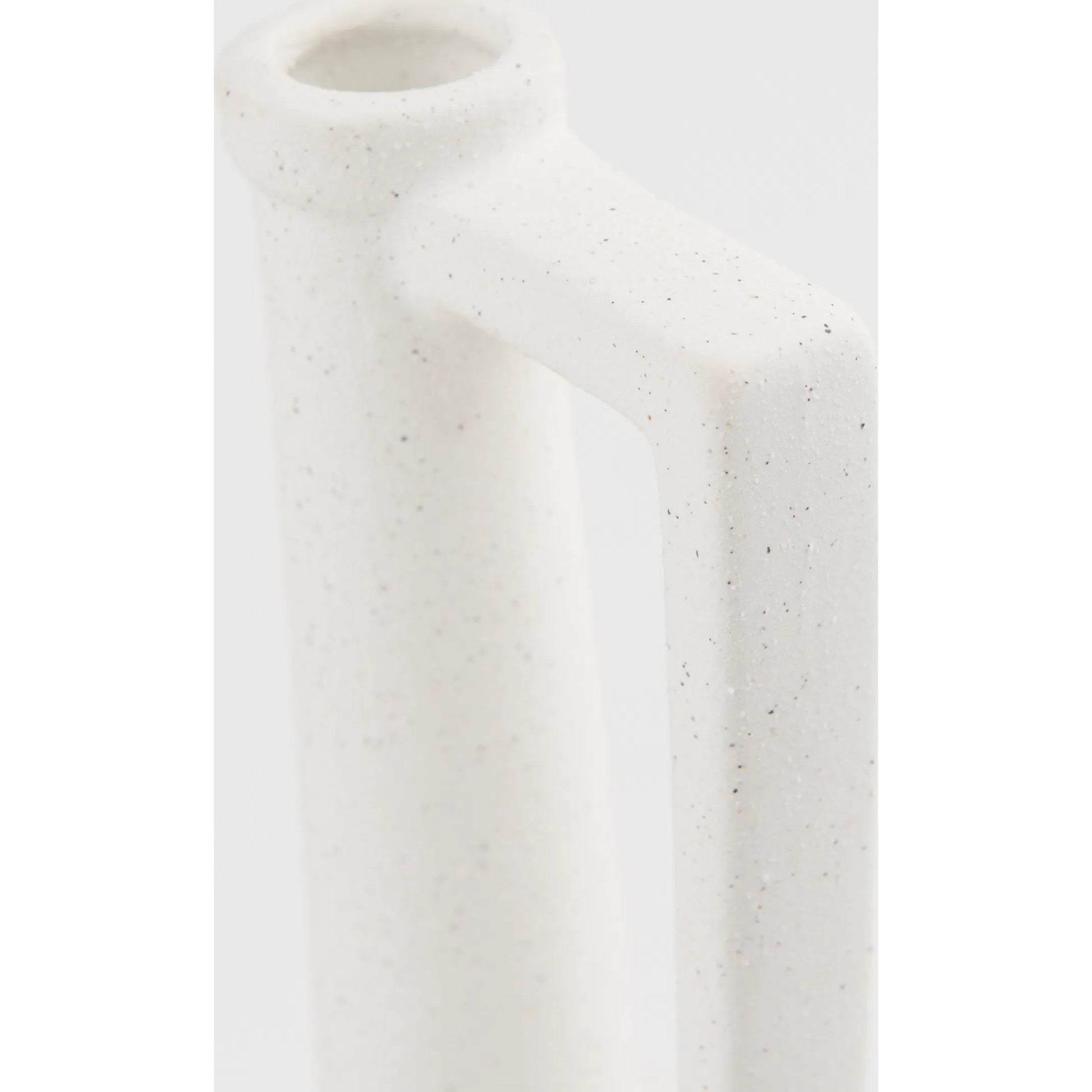 Burton White Jug Vase by Mercana in white. Made from ceramic in a modern style.