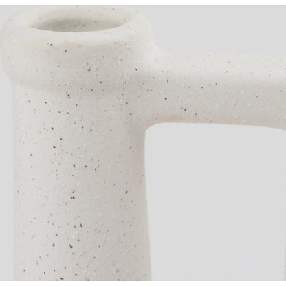 Burton White Jug Vase by Mercana in white. Made from ceramic in a modern style.