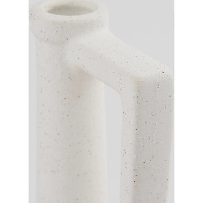Burton White Jug Vase by Mercana in white. Made from ceramic in a modern style.