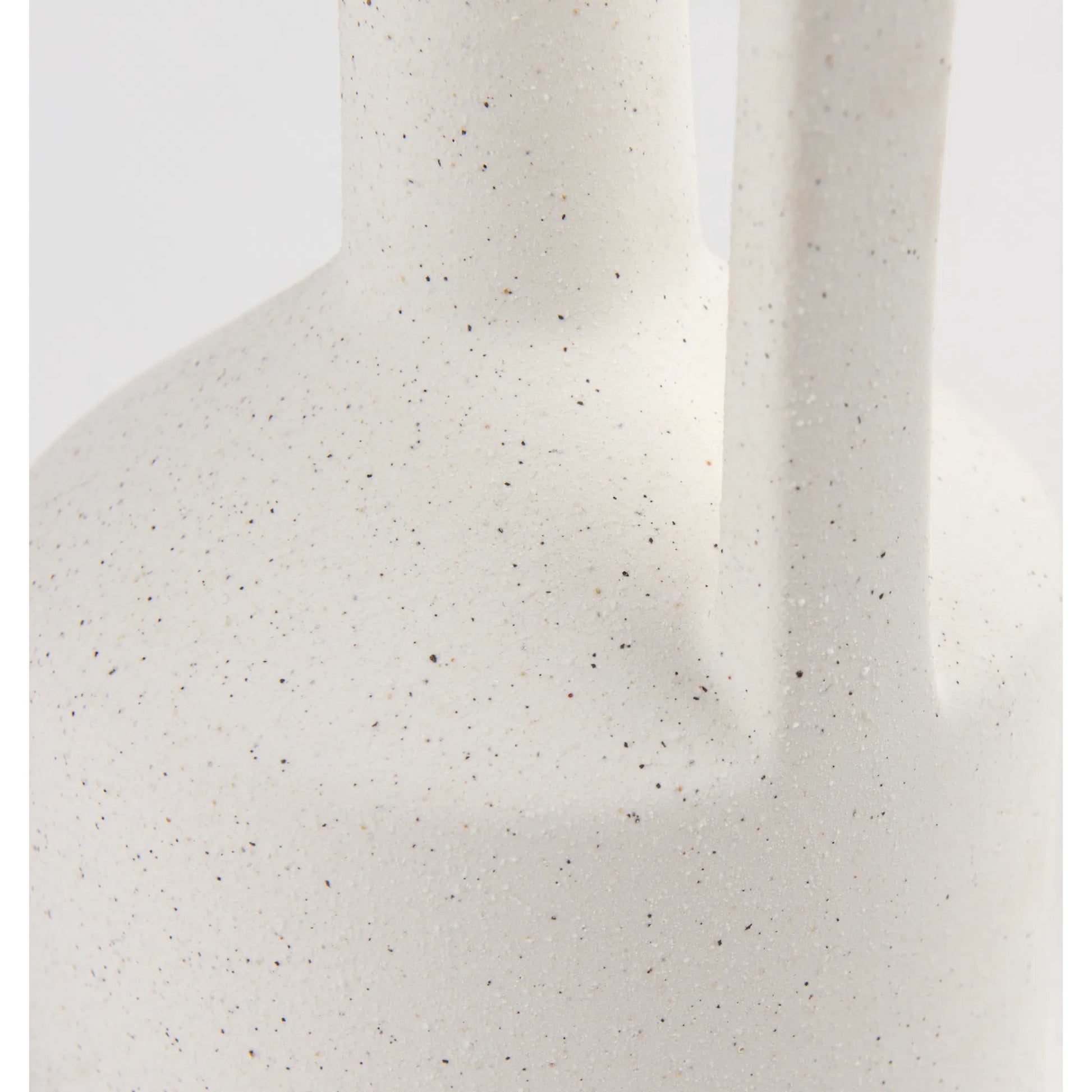 Burton White Jug Vase by Mercana in white. Made from ceramic in a modern style.