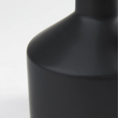Burton Matte Black Jug Vase by Mercana in black. Made from ceramic in a modern style.