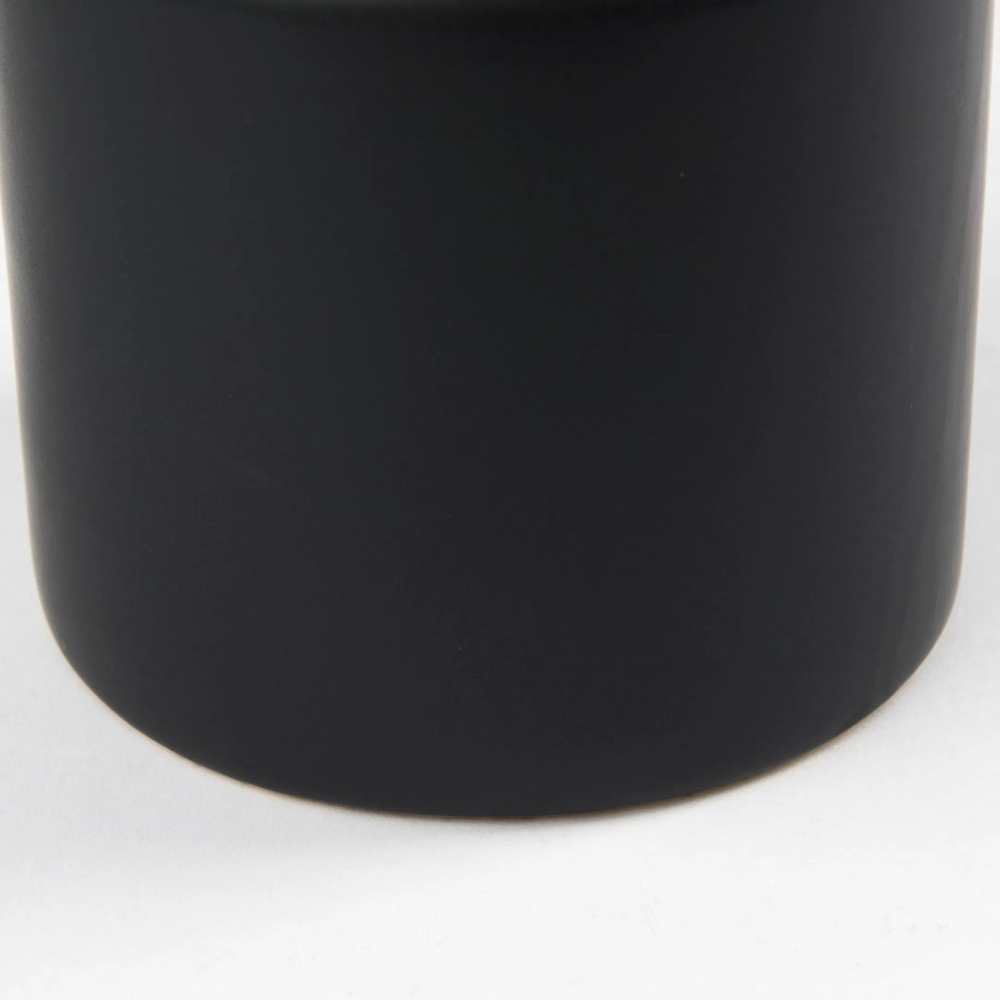 Burton Matte Black Jug Vase by Mercana in black. Made from ceramic in a modern style.