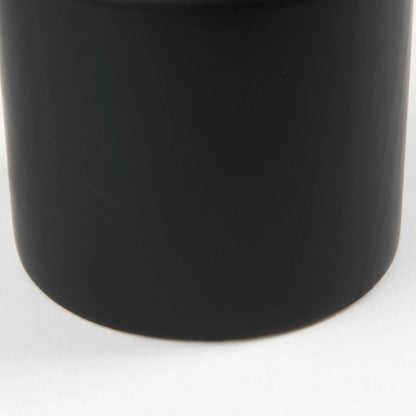 Burton Matte Black Jug Vase by Mercana in black. Made from ceramic in a modern style.