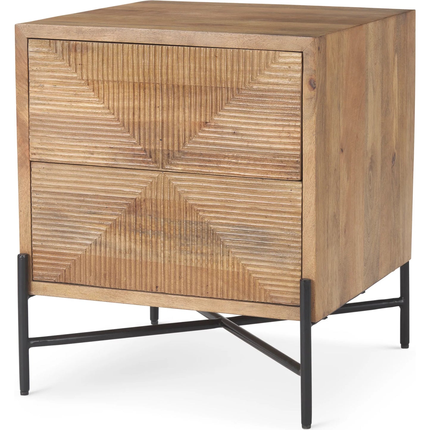 001 SI-2369893 | Primary Silo | Cairo Side Table by Mercana in brown. Made from solid wood in a unique style.