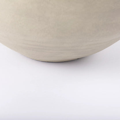 Amos Color Blocked Floor Vase by Mercana in white. Made from ceramic in a transitional style.