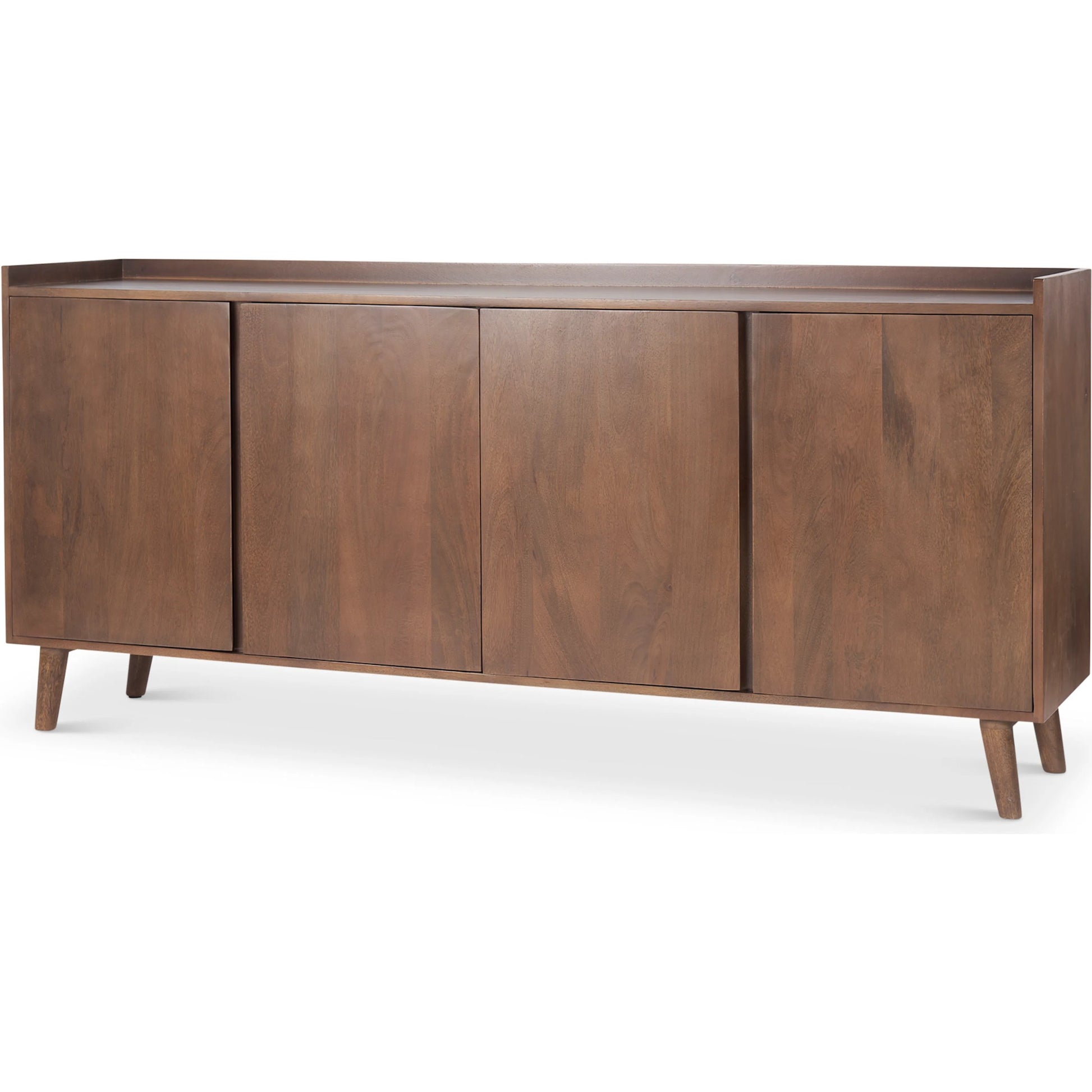 Lillie Sideboard by Mercana in brown. Made from solid wood in a transitional style.