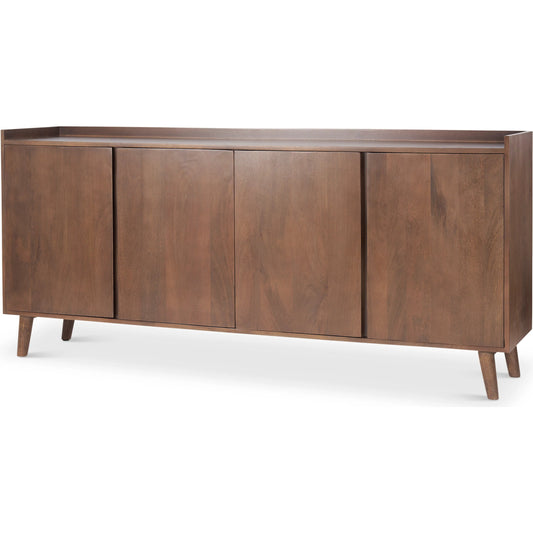 Lillie Sideboard by Mercana in brown. Made from solid wood in a unique style.