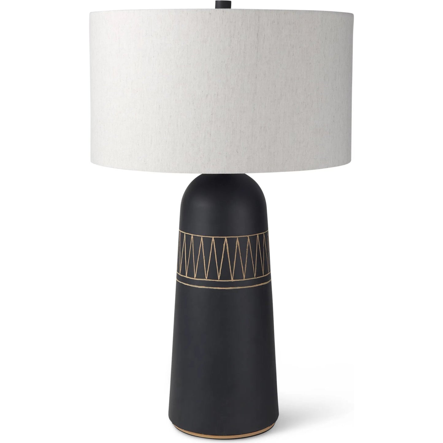 015 SI-2369766 | Primary Silo | Javier Table Lamp by Mercana in black. Made from ceramic in a modern style.