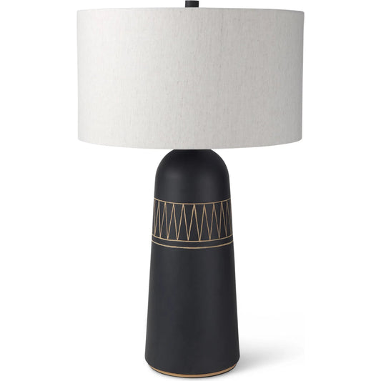 Javier Table Lamp by Mercana. Made from ceramic in a modern style.
