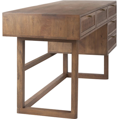 Grier Office Desk by Mercana. Made from solid wood in a unique style.
