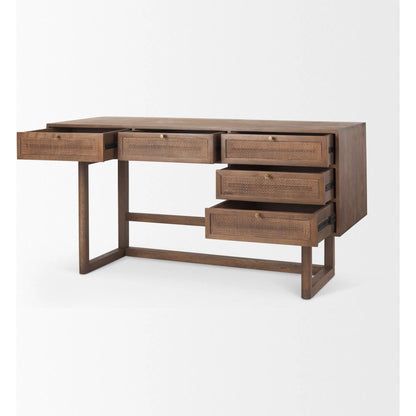 Grier Office Desk by Mercana. Made from solid wood in a unique style.
