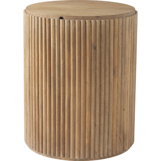 Terra Side Table by Mercana. Made from solid wood in a unique style.
