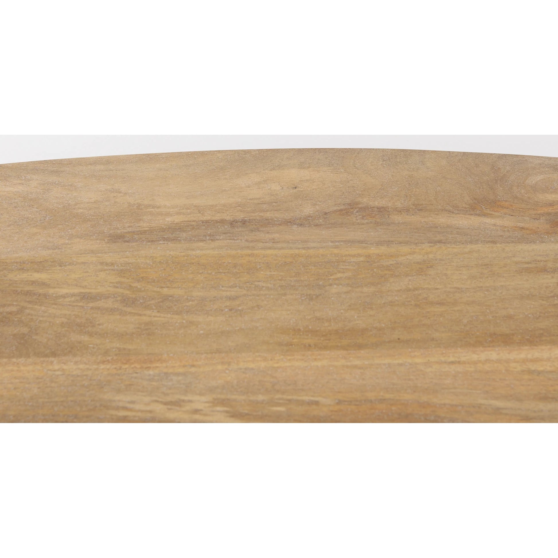 Terra Oval Coffee Table by Mercana. Made from solid wood in a traditional style.