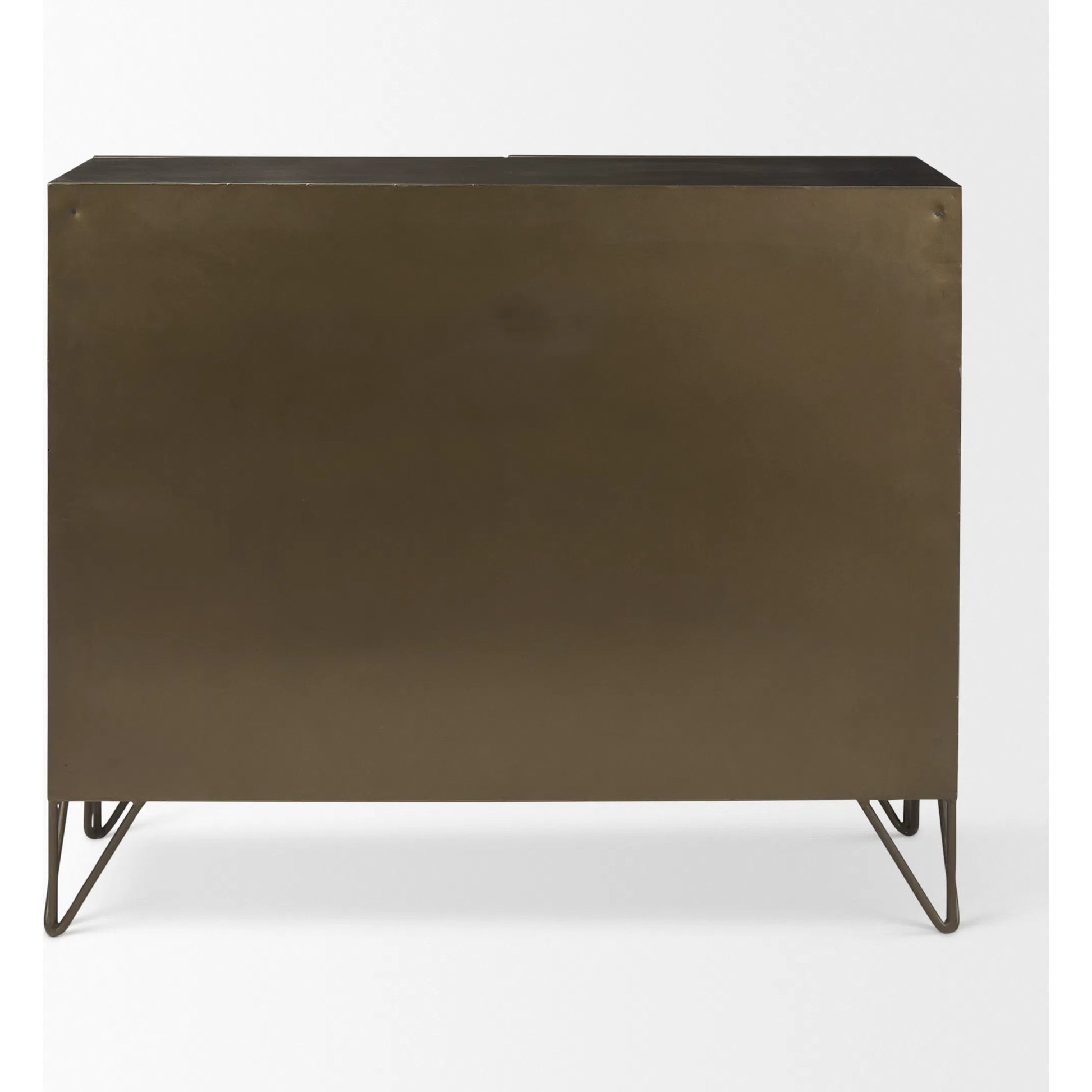 Pandora Accent Cabinet by Mercana in brown. Made from iron in a unique style.