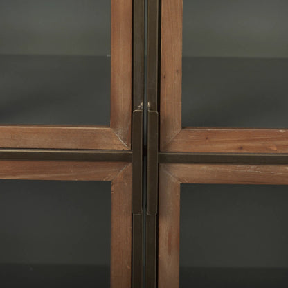 Pandora Accent Cabinet by Mercana in brown. Made from iron in a unique style.