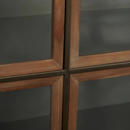 Pandora Accent Cabinet by Mercana in brown. Made from iron in a unique style.