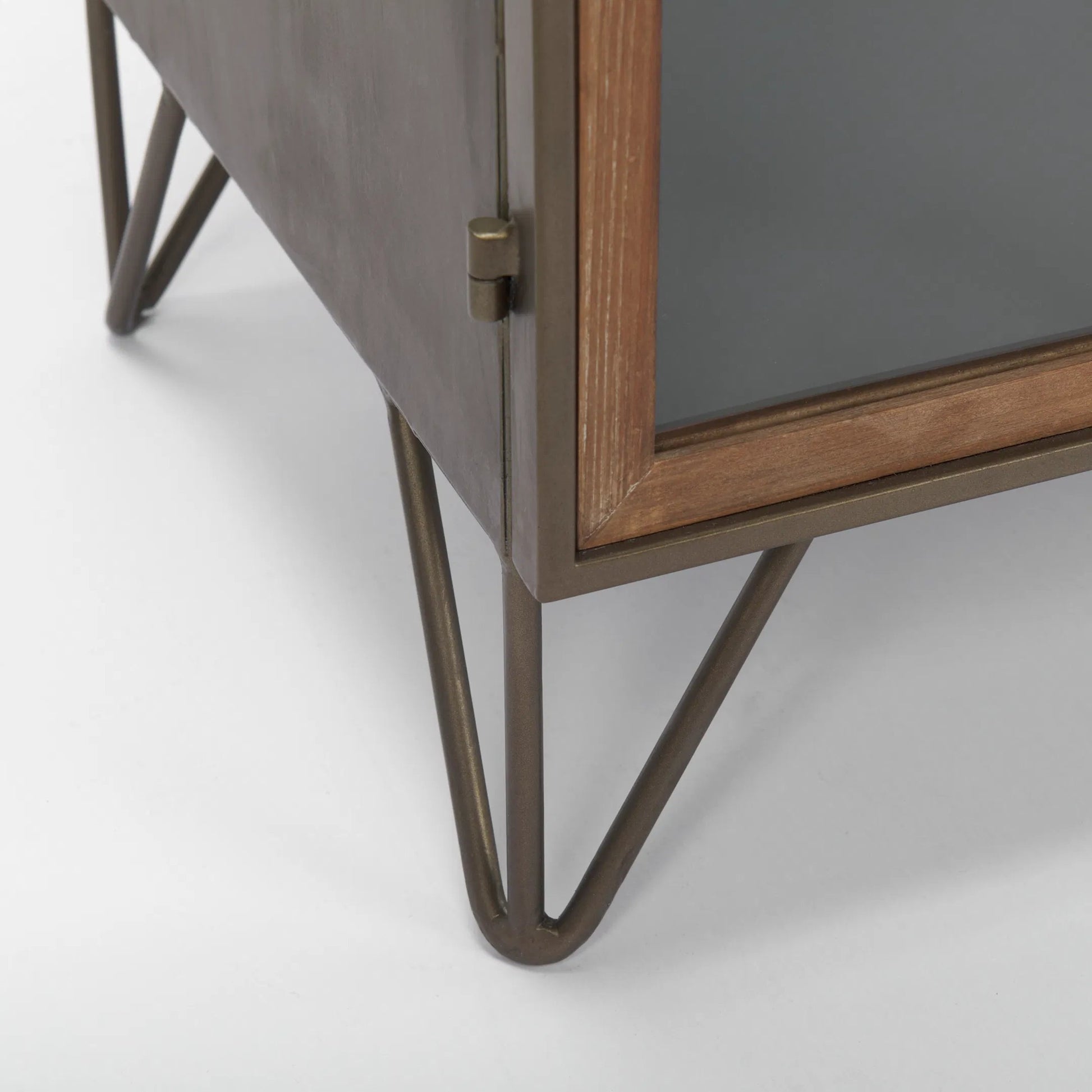 Pandora Accent Cabinet by Mercana in brown. Made from iron in a unique style.