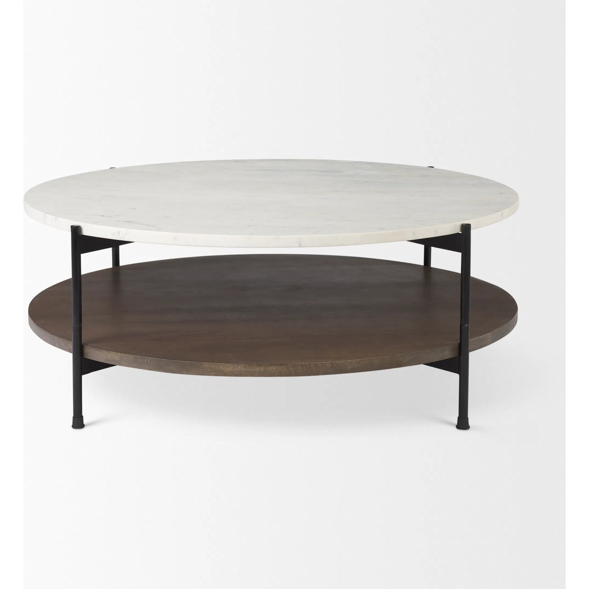 Larkin Round Coffee Table by Mercana. Made from unique in a transitional style.