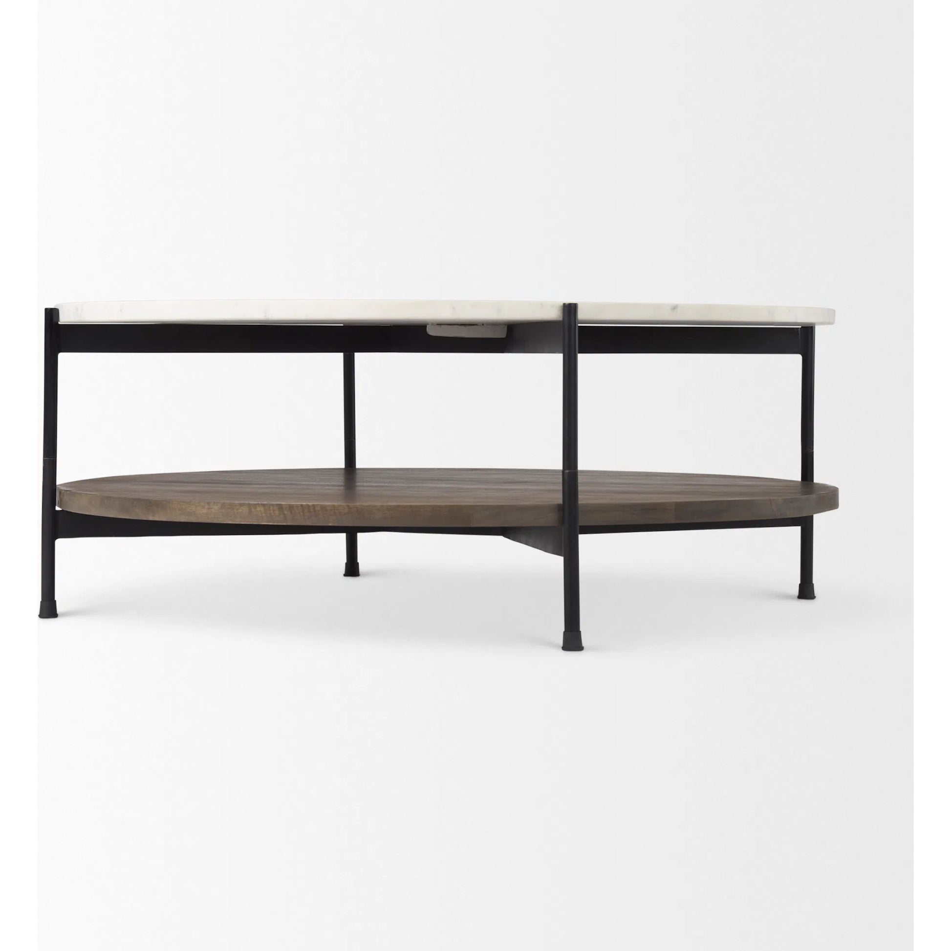 Larkin Round Coffee Table by Mercana. Made from unique in a transitional style.