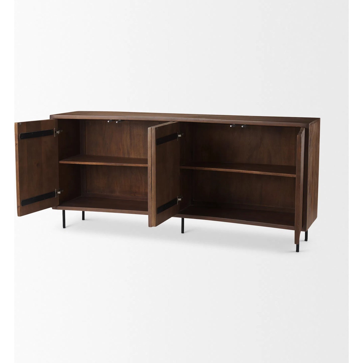 016 SI-2369931 | Additional Silo | Lance Sideboard by Mercana in brown. Made from solid wood in a transitional style.