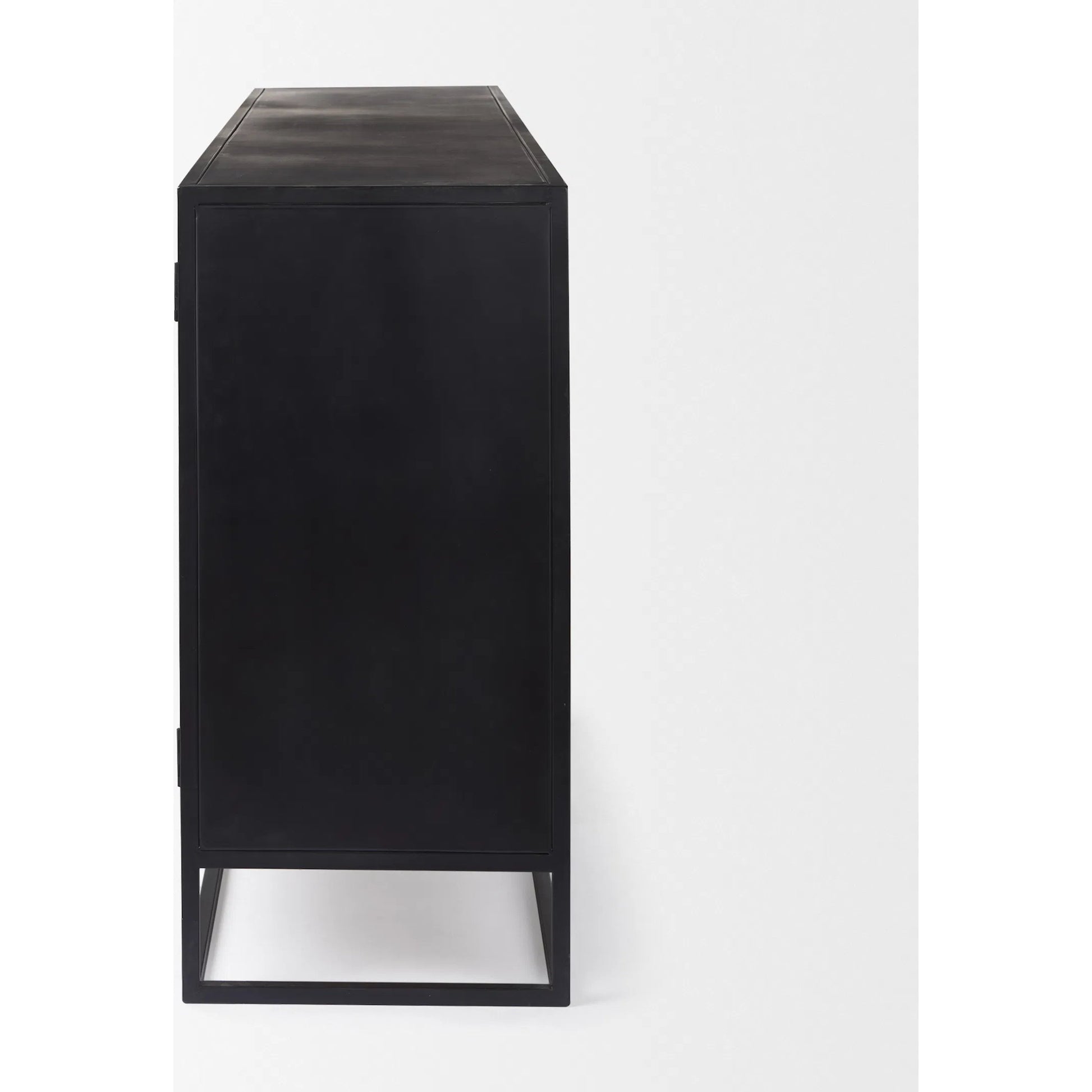 Sloan Sideboard by Mercana in black. Made from iron in a unique style.