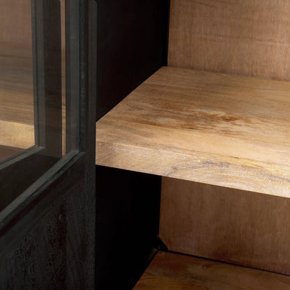 Sloan Sideboard by Mercana in black. Made from iron in a unique style.