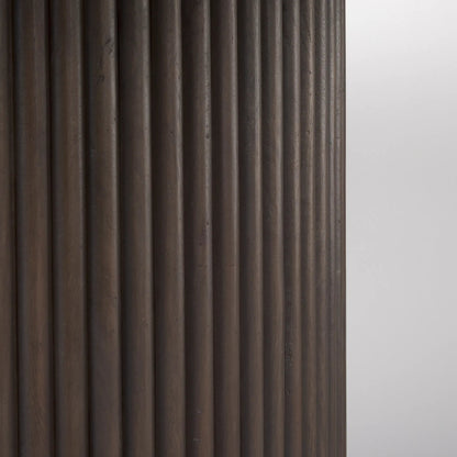 Terra Round Dining Table by Mercana. Made from solid wood in a traditional style.