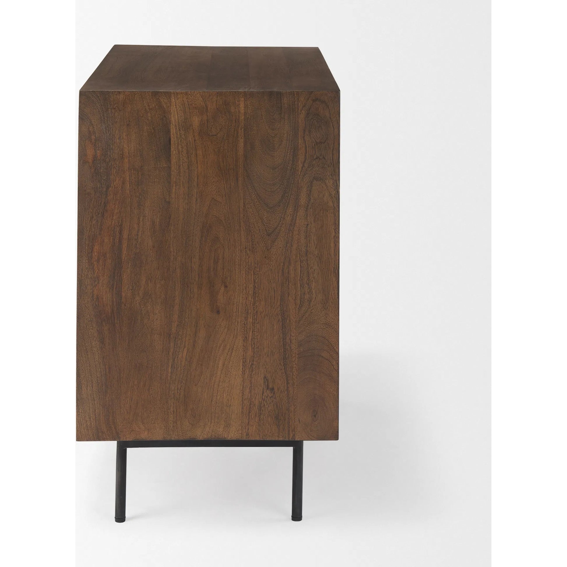 Grace Accent Cabinet by Mercana in brown. Made from solid wood in a modern style.