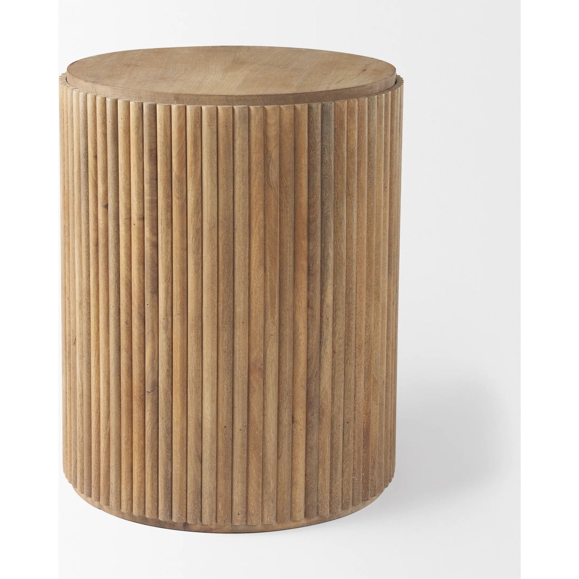 Terra Side Table by Mercana. Made from solid wood in a traditional style.