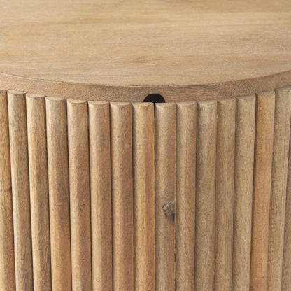 Terra Side Table by Mercana. Made from solid wood in a traditional style.