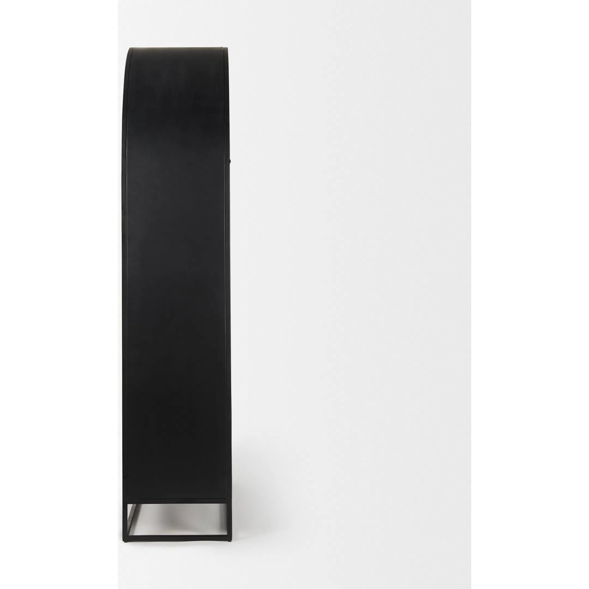 Sloan Large Curio Cabinet by Mercana in black. Made from solid wood in a unique style.