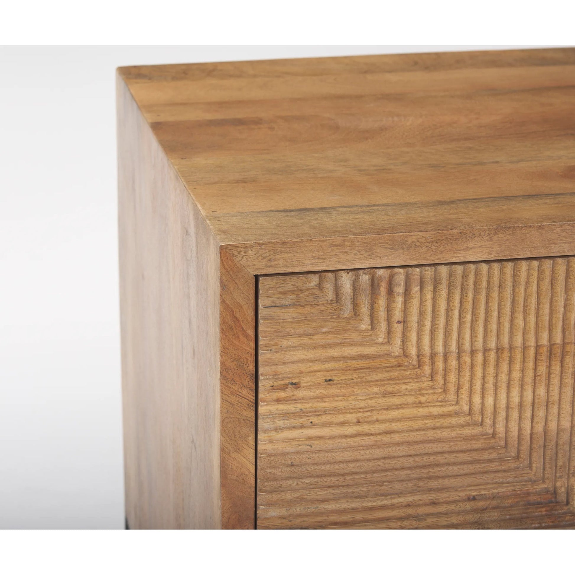 Cairo Side Table by Mercana in brown. Made from solid wood in a unique style.