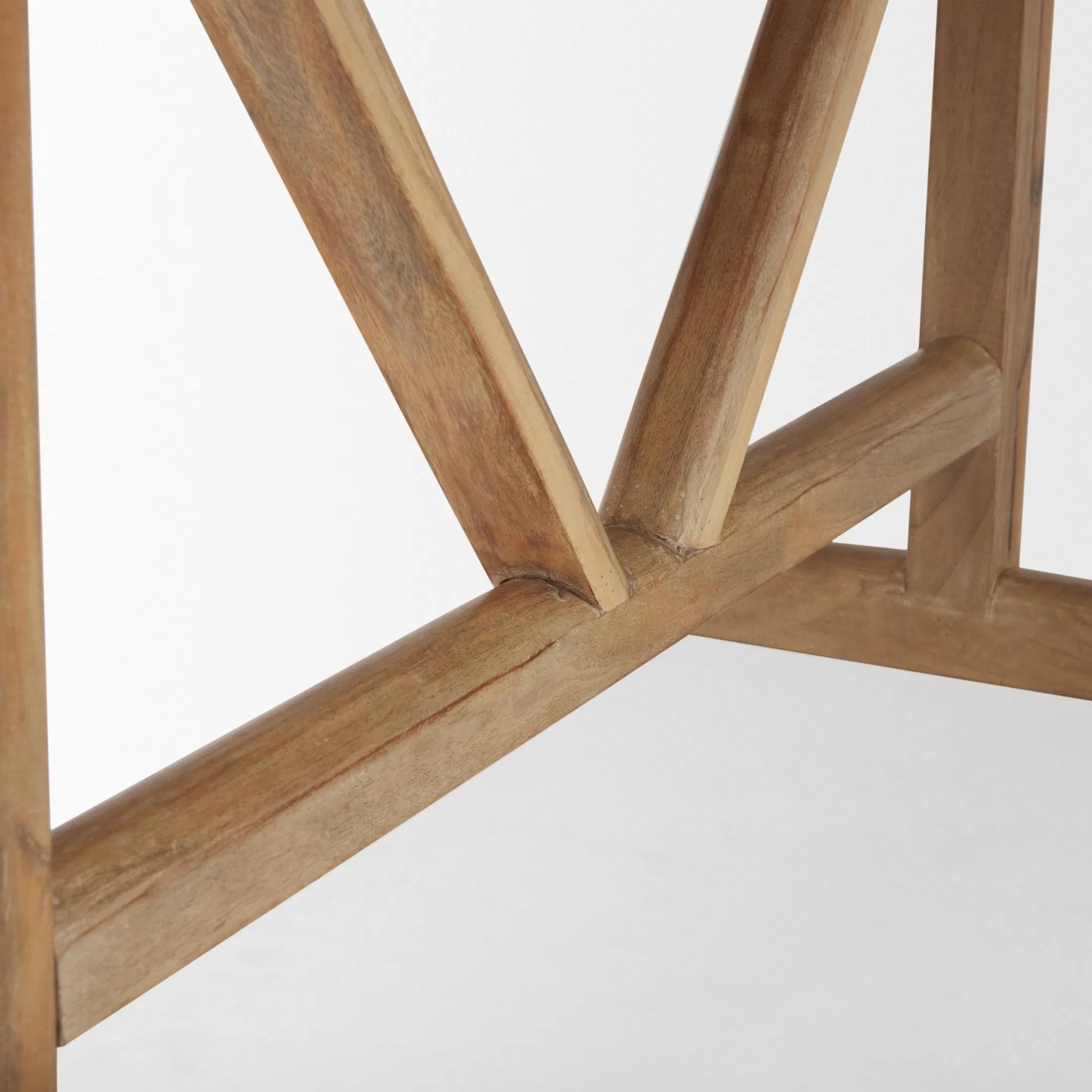 Viktor Dining Table by Mercana in light brown. Made from solid wood in a transitional style.