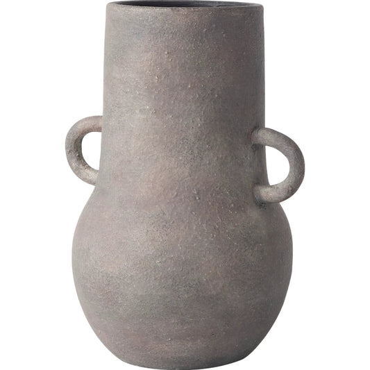 Armani Vase by Mercana in brown, gray. Made from ceramic in a unique style.