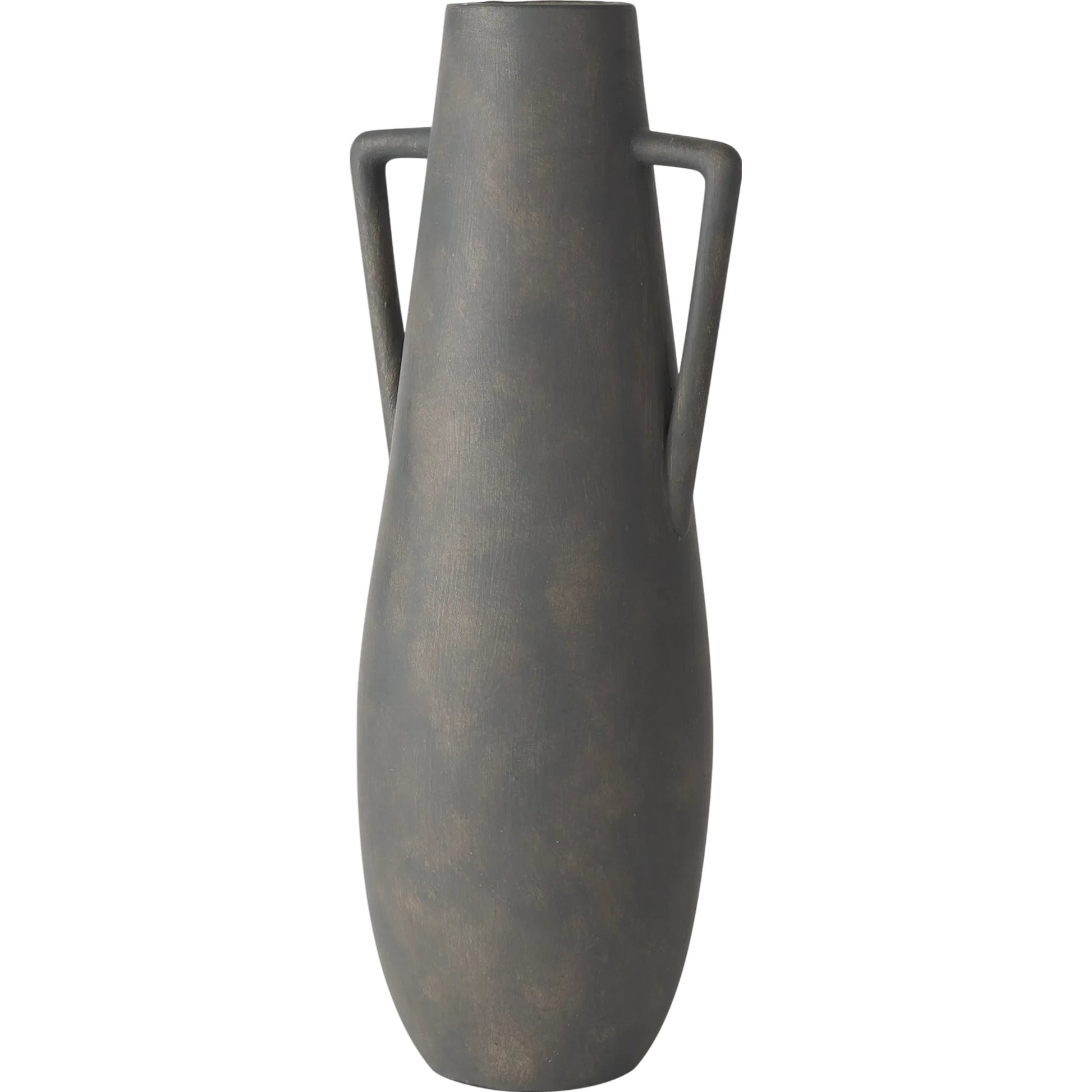 Kilian Vase by Mercana in brown, gray. Made from ceramic in a unique style.