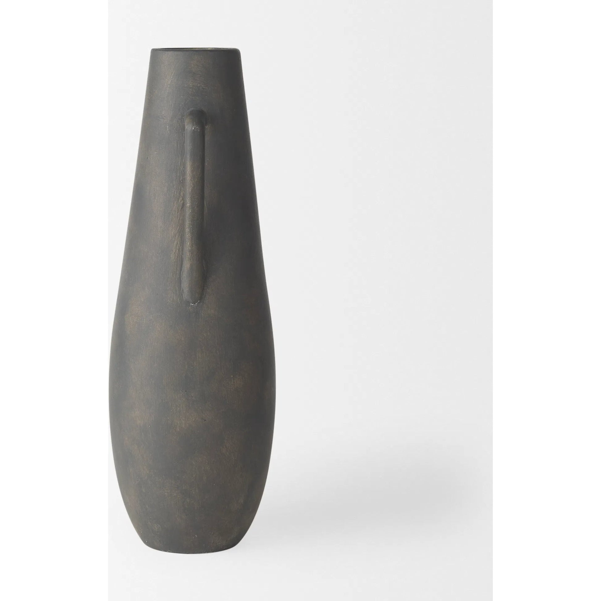 Kilian Vase by Mercana in brown, gray. Made from ceramic in a unique style.