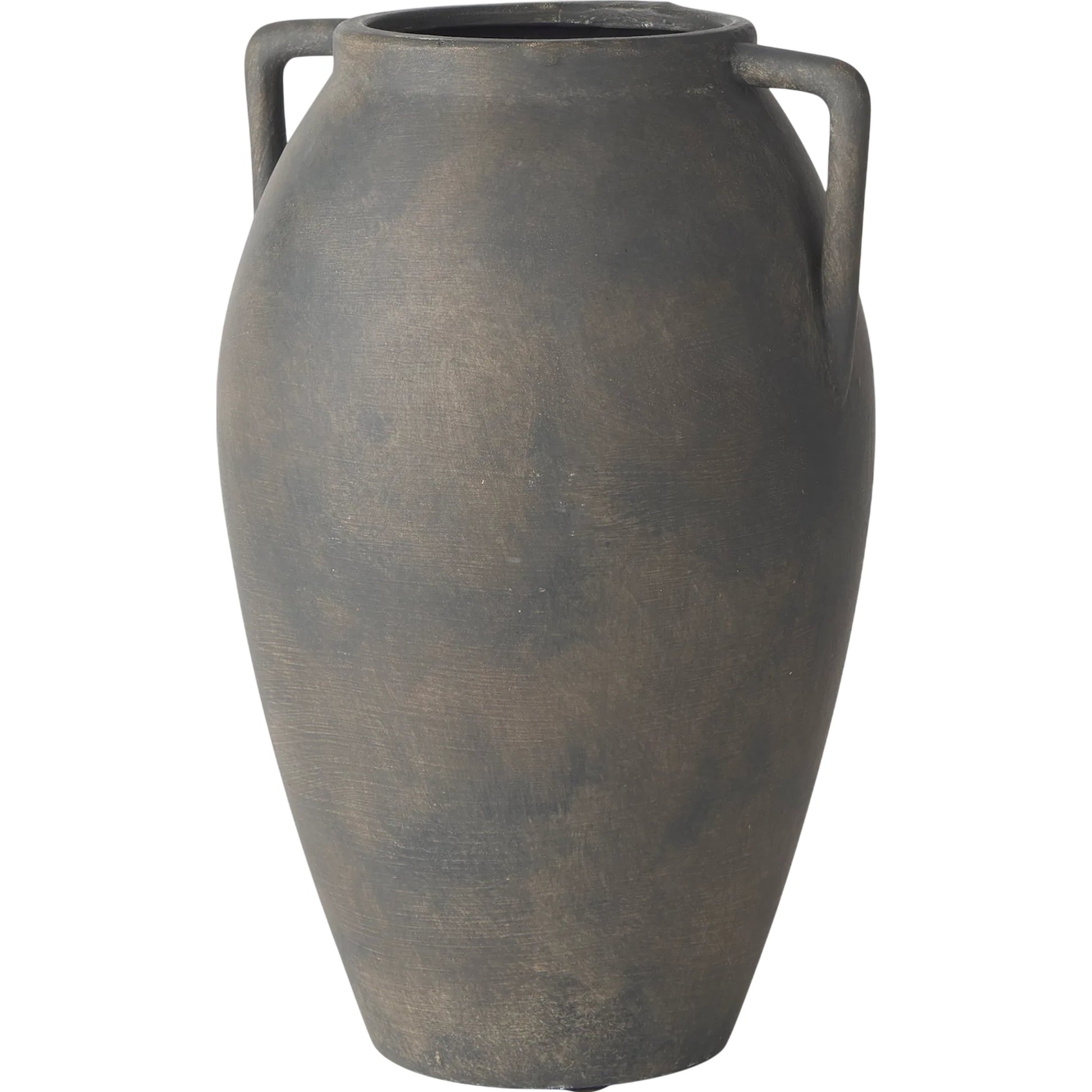 Kilian Vase by Mercana in brown, gray. Made from ceramic in a unique style.