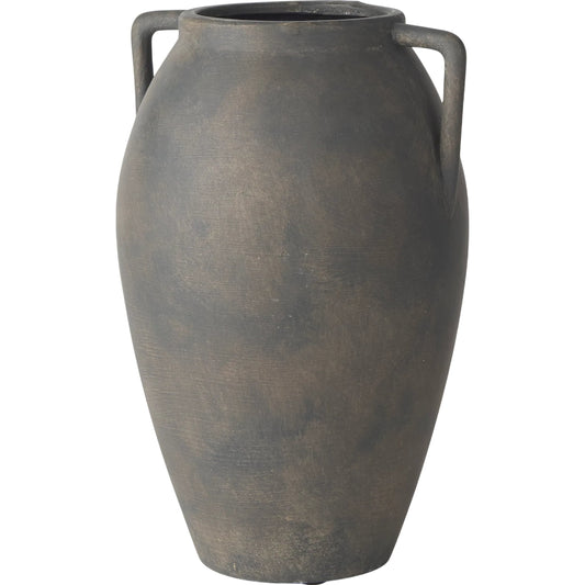 Kilian Vase by Mercana in brown, gray. Made from ceramic in a modern style.