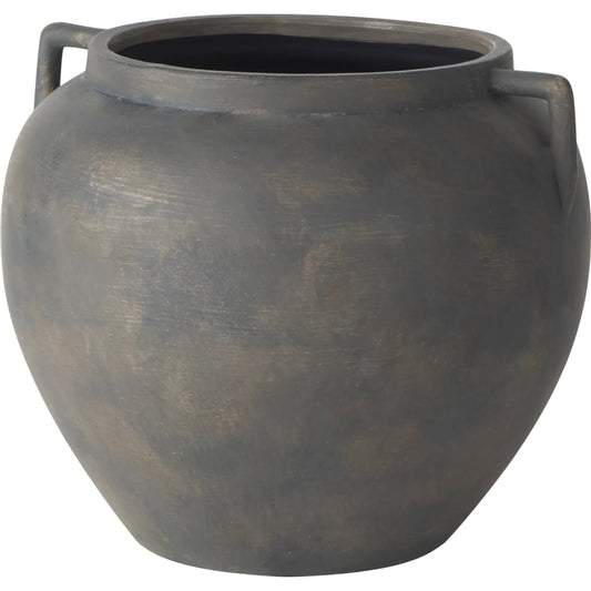 Kilian Vase by Mercana in brown, gray. Made from ceramic in a modern style.