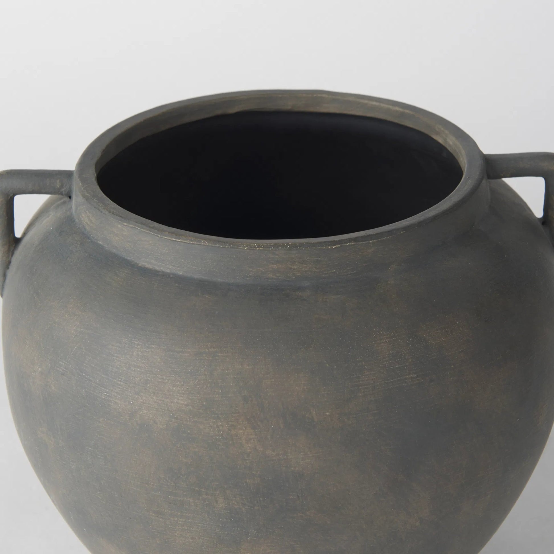 Kilian Vase by Mercana in brown, gray. Made from ceramic in a unique style.