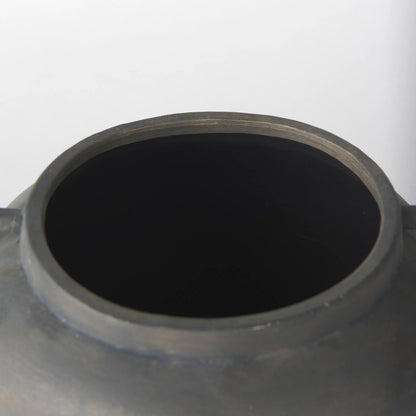 Kilian Vase by Mercana in brown, gray. Made from ceramic in a unique style.