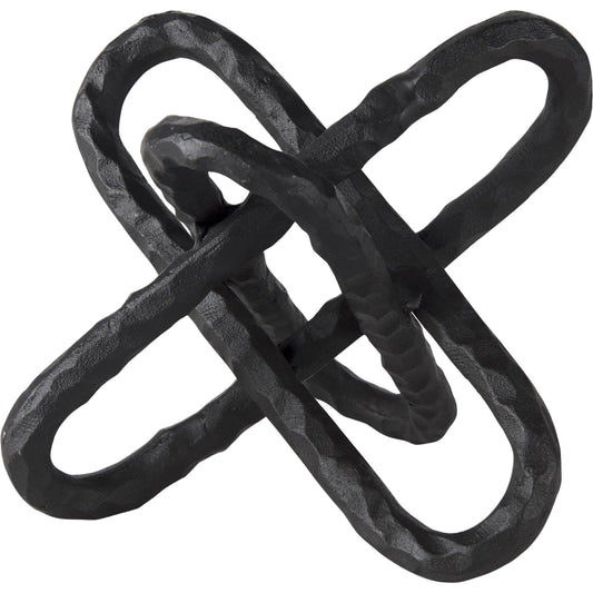 Wilhelm I Link Decor Object by Mercana. Made from metal in a modern style.