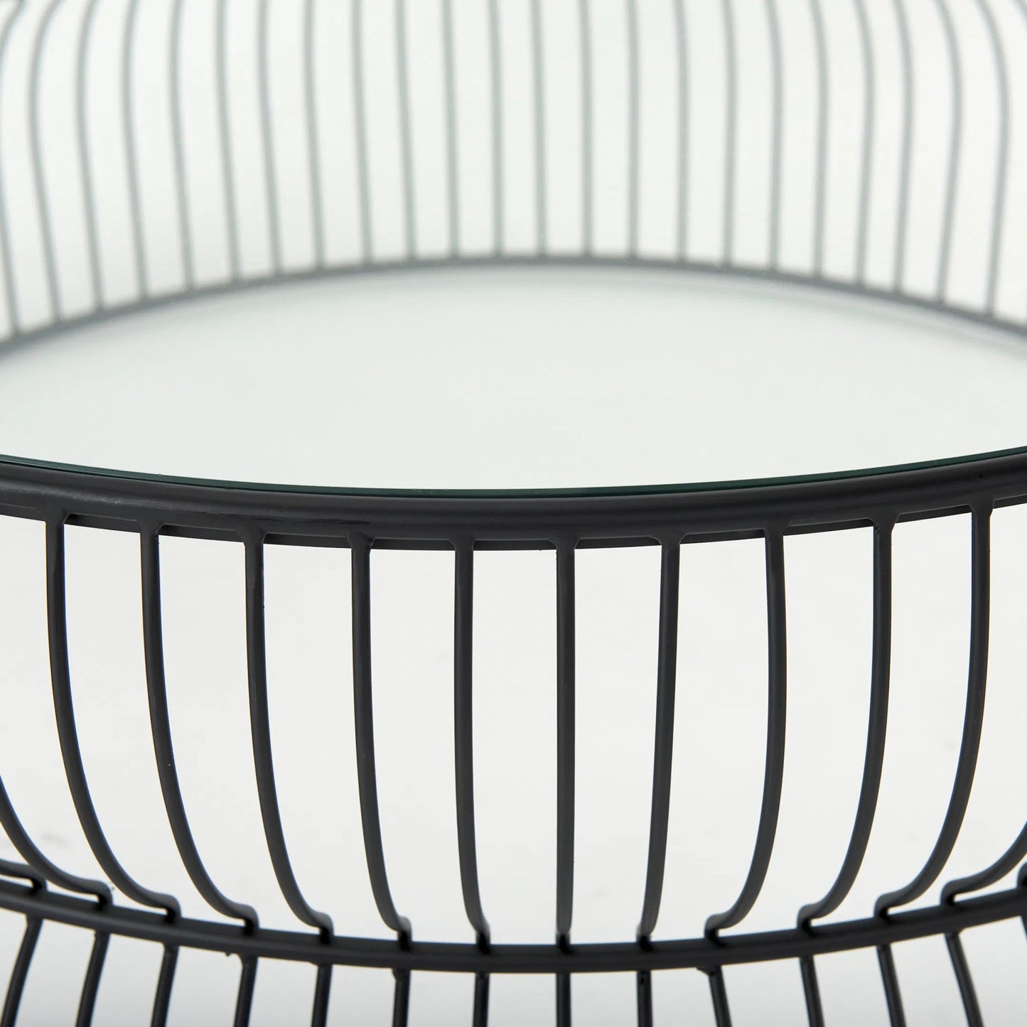 004 SI-2369996 | Additional Silo | Shani Coffee Table by Mercana in black. Made from metal in a unique style.